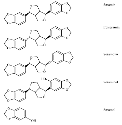 sesamin-episesamin-sesamolin-sesaminol-sesamol.gif
